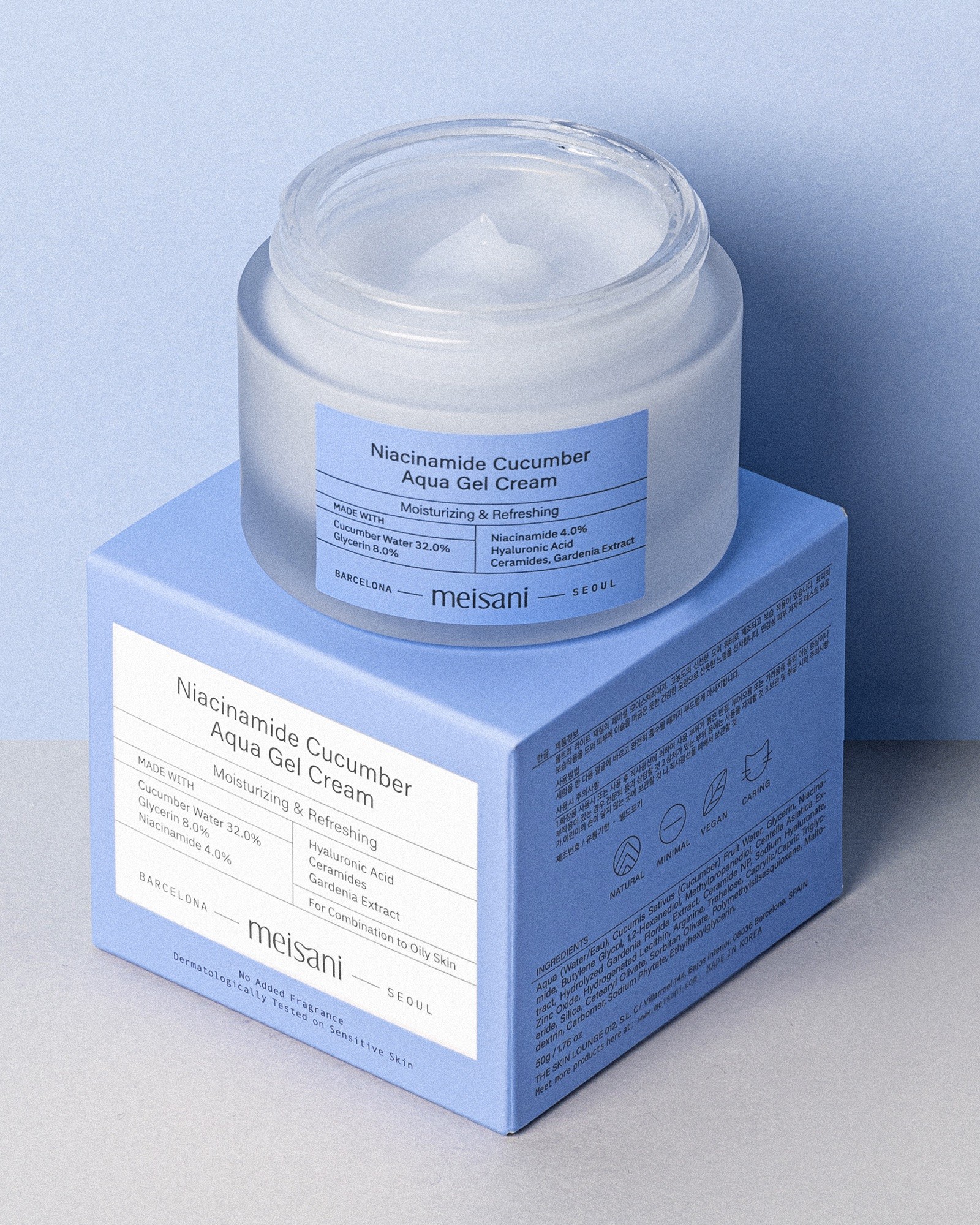 Niacinamide Cucumber Aqua Gel Cream - Imagen 2