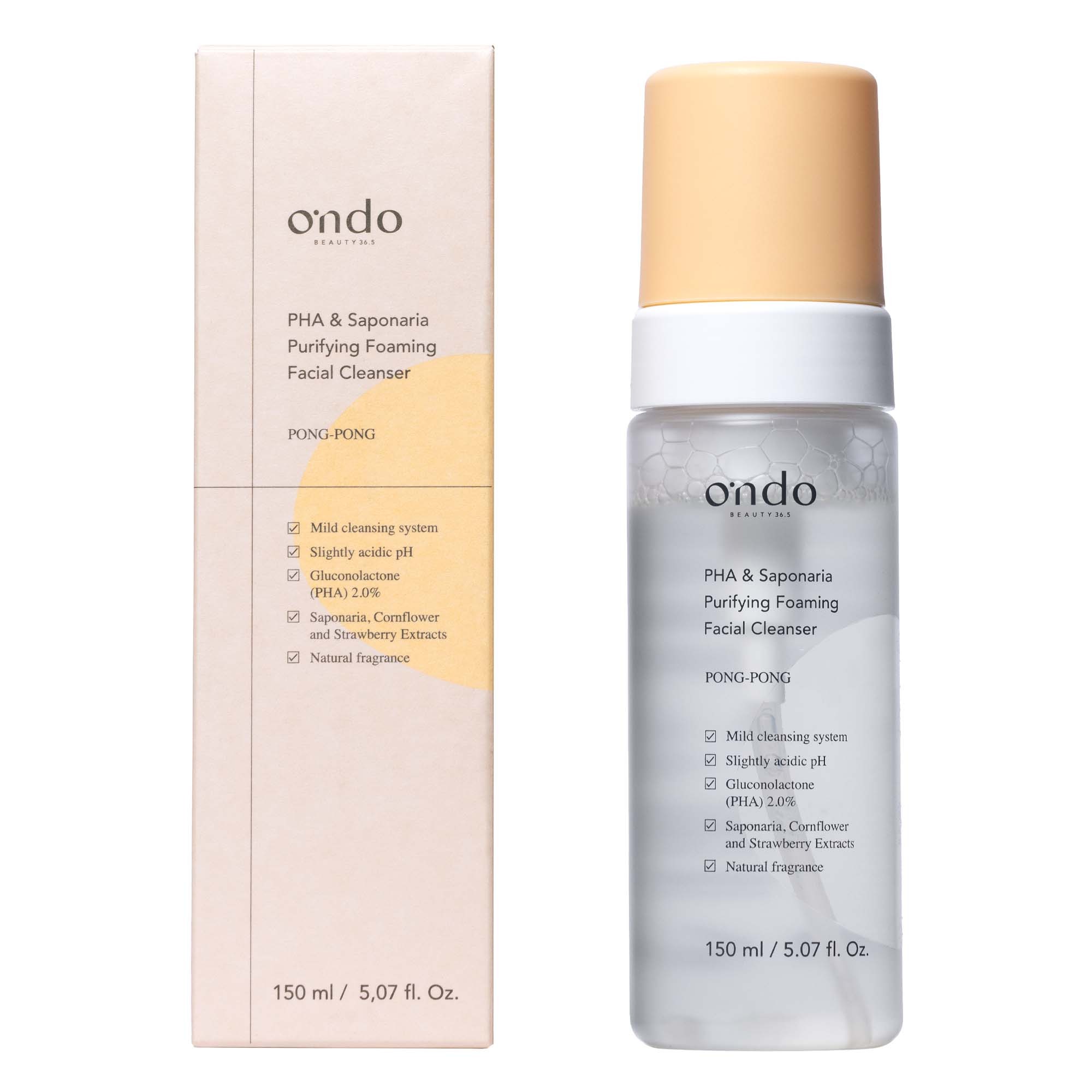 Pha & Saponaria Purifying Foaming Cleanser - Imagen 2